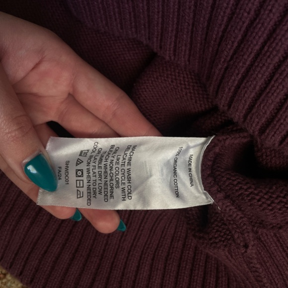 Quince Cotton Boyfriend Crewneck Sweater - Picture 3 of 4